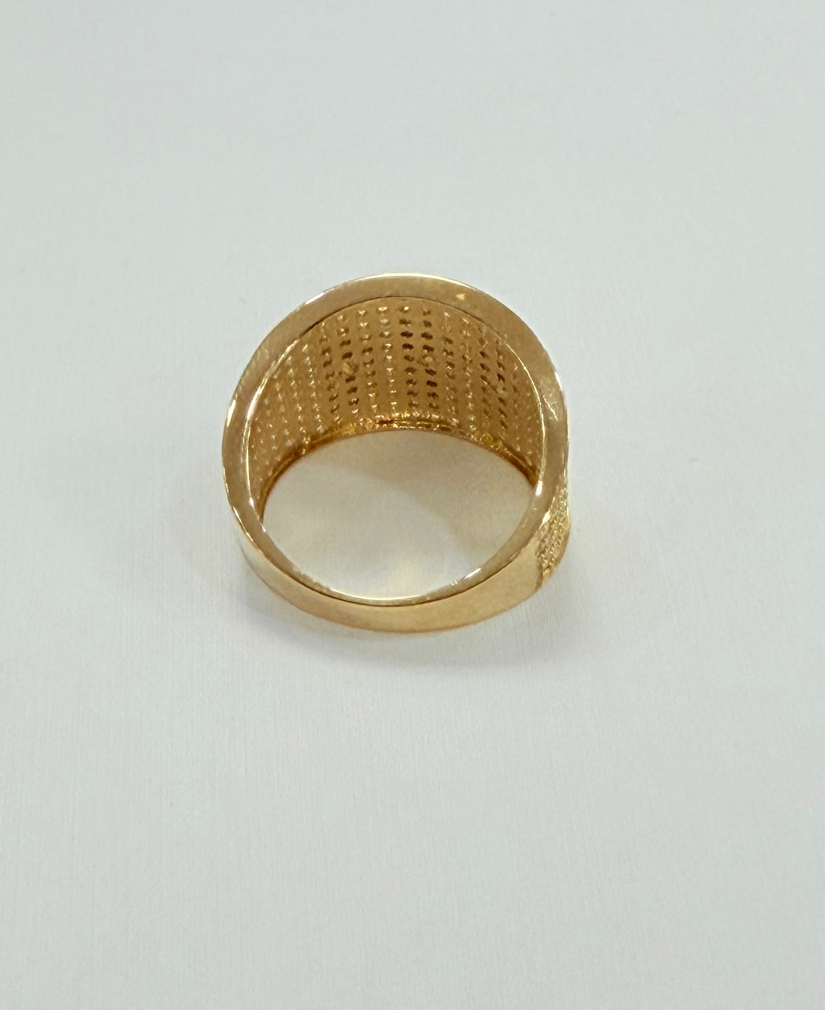 1619- NEW 10k St Jude Full Cz Ring W.G