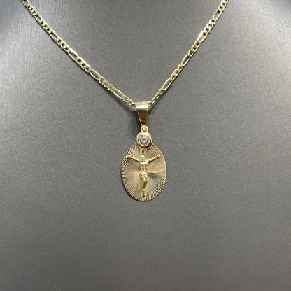 1258- NEW 14K Our Lady of Guadalupe Pendant W.G
