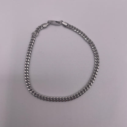 S575- .925 Silver Miami Cuban Bracelet 8”