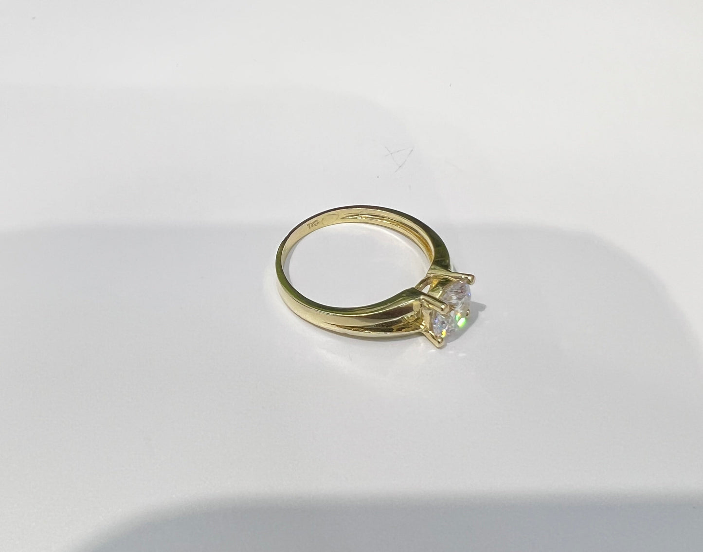 1638- NEW 10K Engagement Fancy Ring W.G