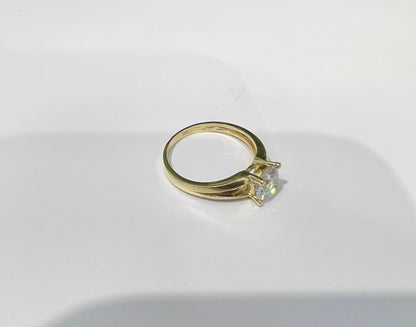1638- NEW 10K Engagement Fancy Ring W.G