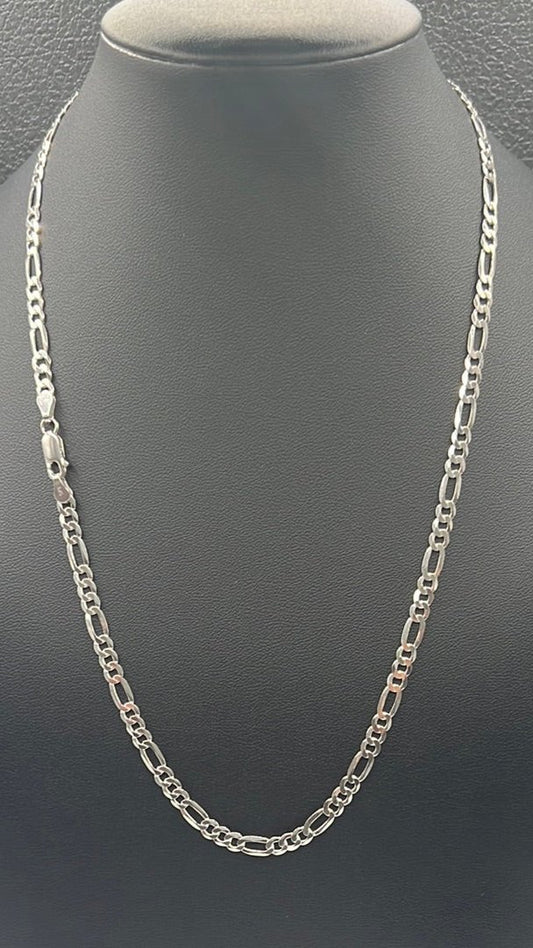 S276- Silver Figaro Chain 20”