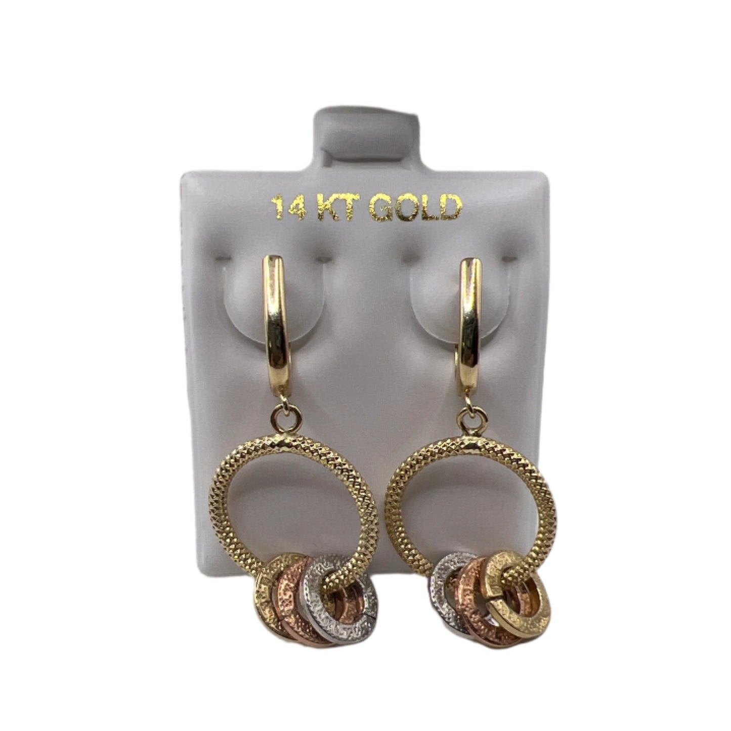 642- Dangling Hoop Earrings