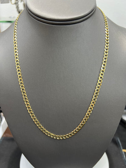 1398- NEW 14K Solid Cuban Curb Chain 20" (4.7mm)