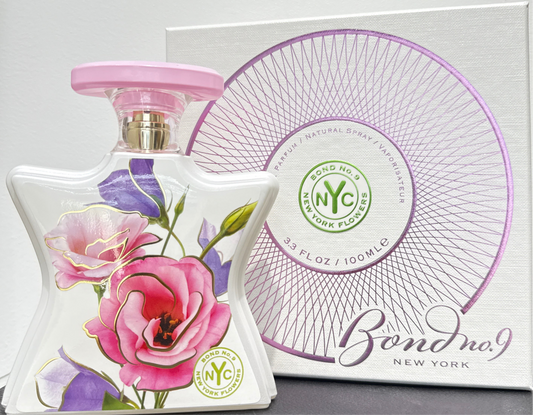 PE11- Bond No. 9 New York Flowers Eau de Parfum 3.3 Oz Unisex W.G
