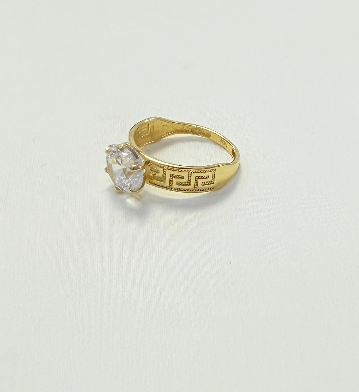 1713- NEW 14K Wedding Cz Women’s Ring W.G