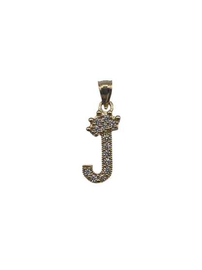 477- Letter “J” & Crown Pendant