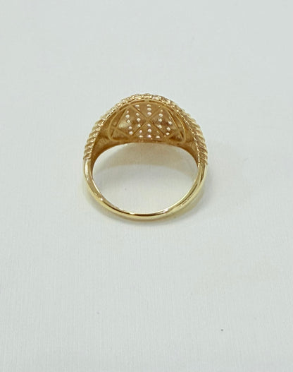 1454- NEW 10K Gold Fancy Women's Ring W.G