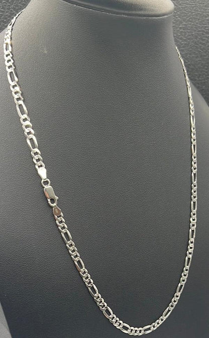 S276- Silver Figaro Chain 20”