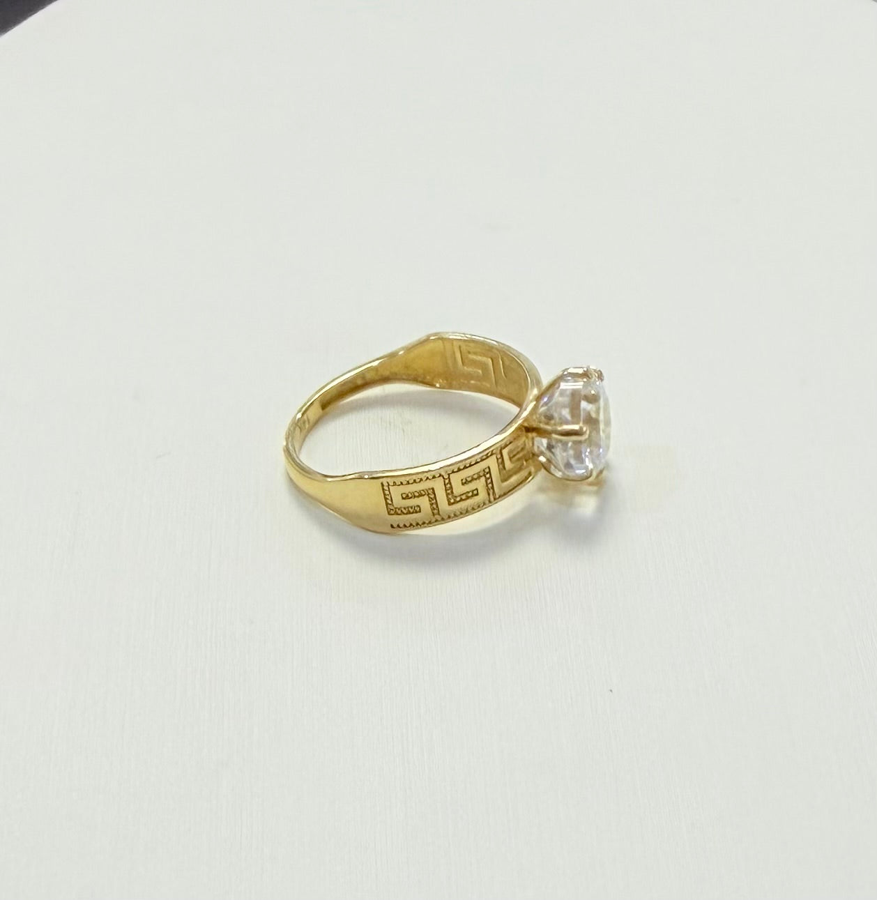 1713- NEW 14K Wedding Cz Women’s Ring W.G