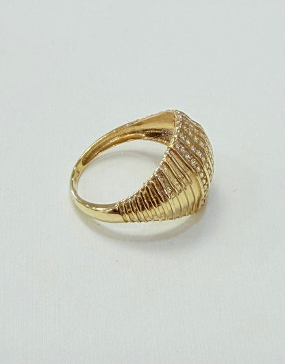 1454- NEW 10K Gold Fancy Women's Ring W.G