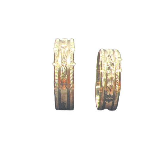 359- 14K Wedding Band Set (W.G)