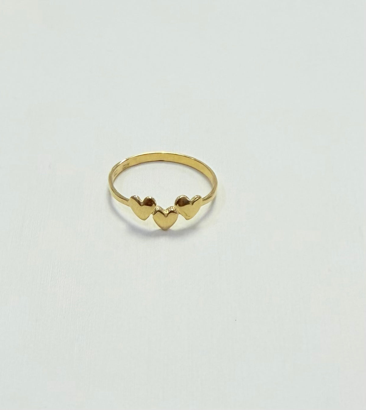 1708- NEW 10K Heart Band Women’s Ring W.G