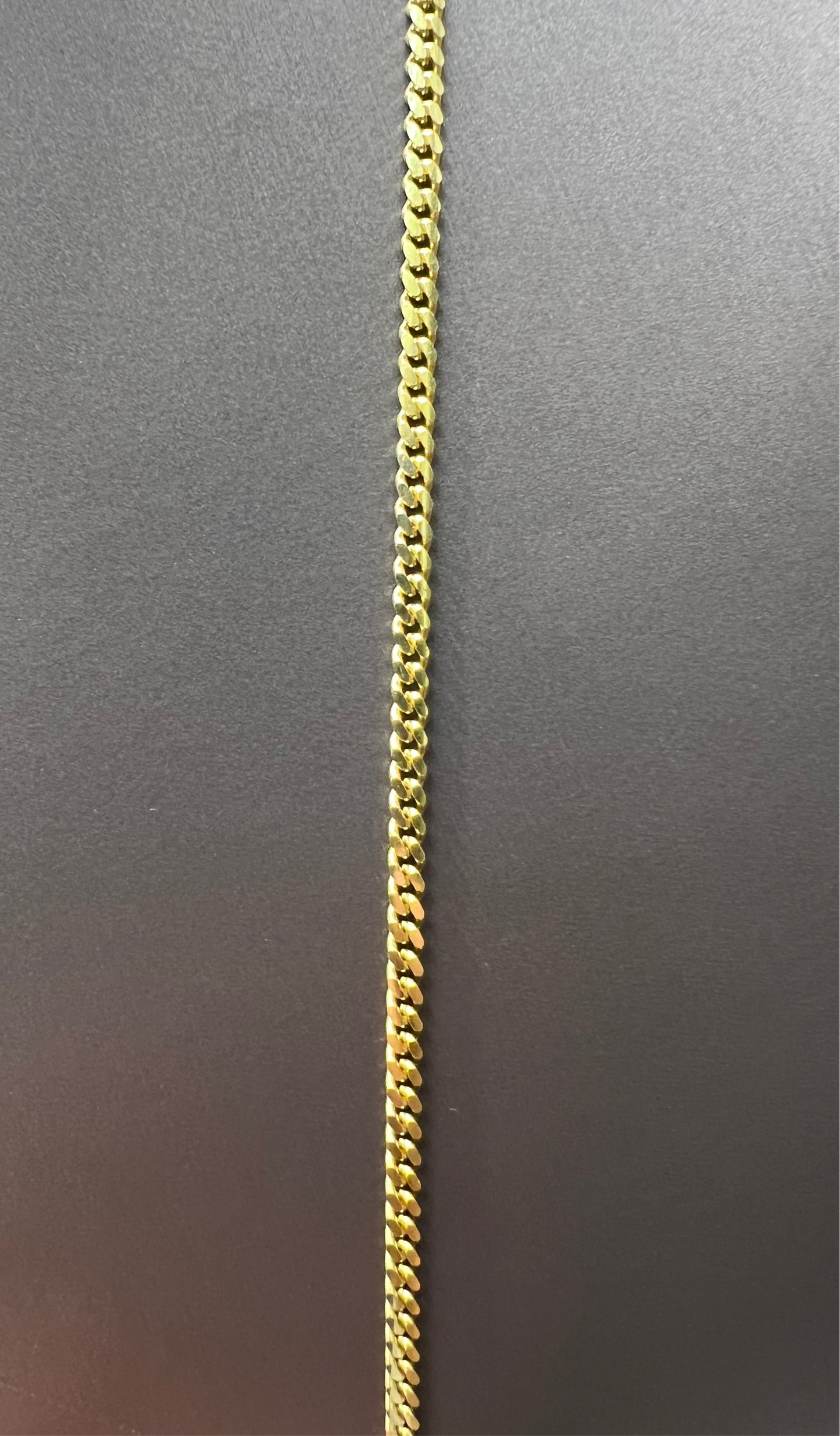 1266- NEW 14K Solid Miami Cuban Chain (3mm) W.G