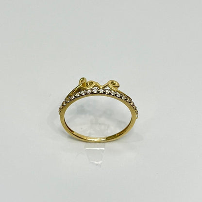 1476- NEW 14K Love Classic Gold Ring W.G