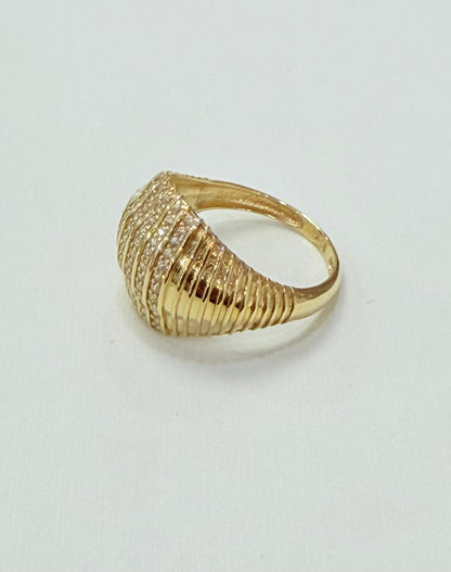 1454- NEW 10K Gold Fancy Women's Ring W.G