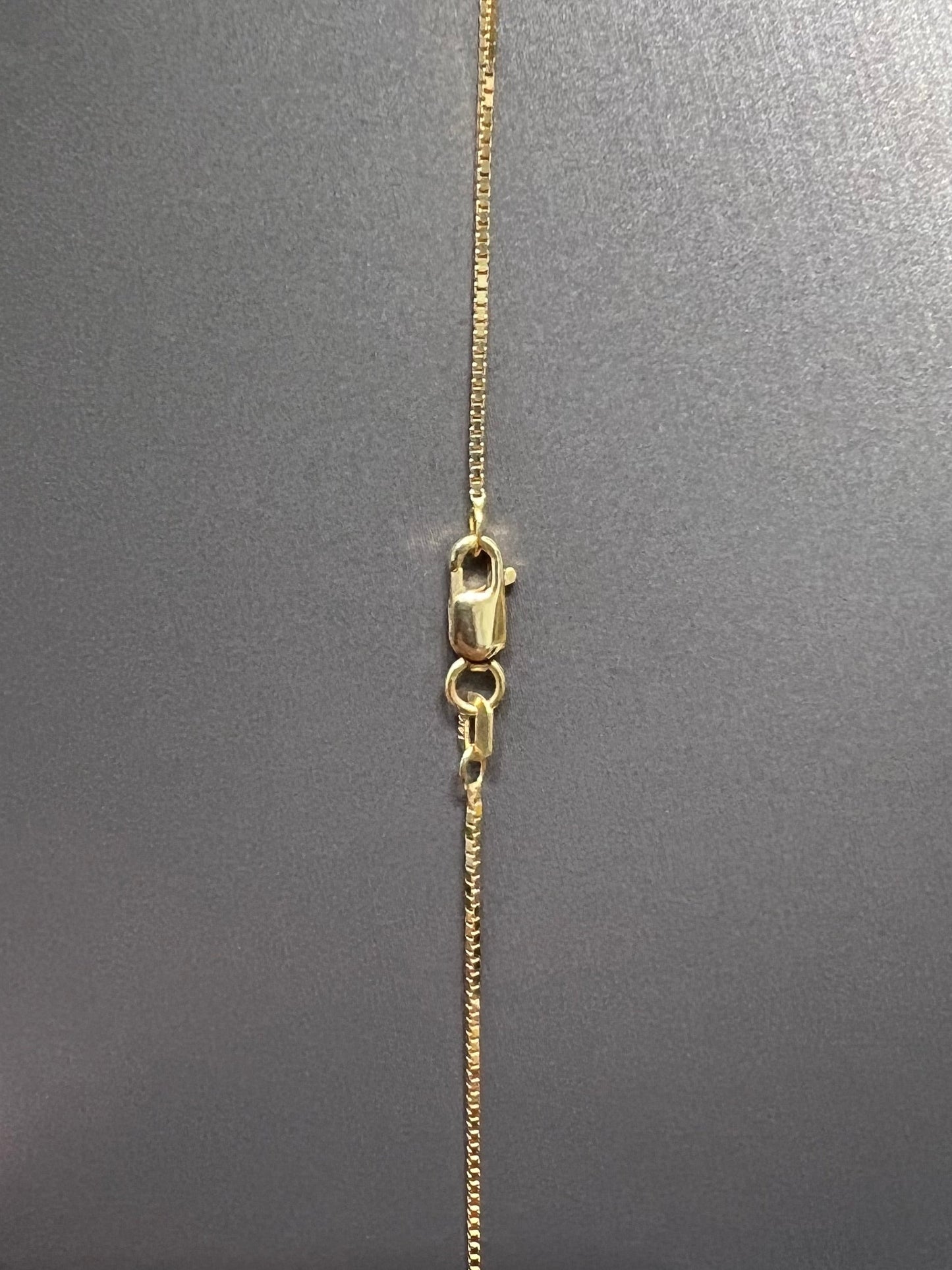 00169-NEW 14K Hollow Box Chain (.9MM) W.G