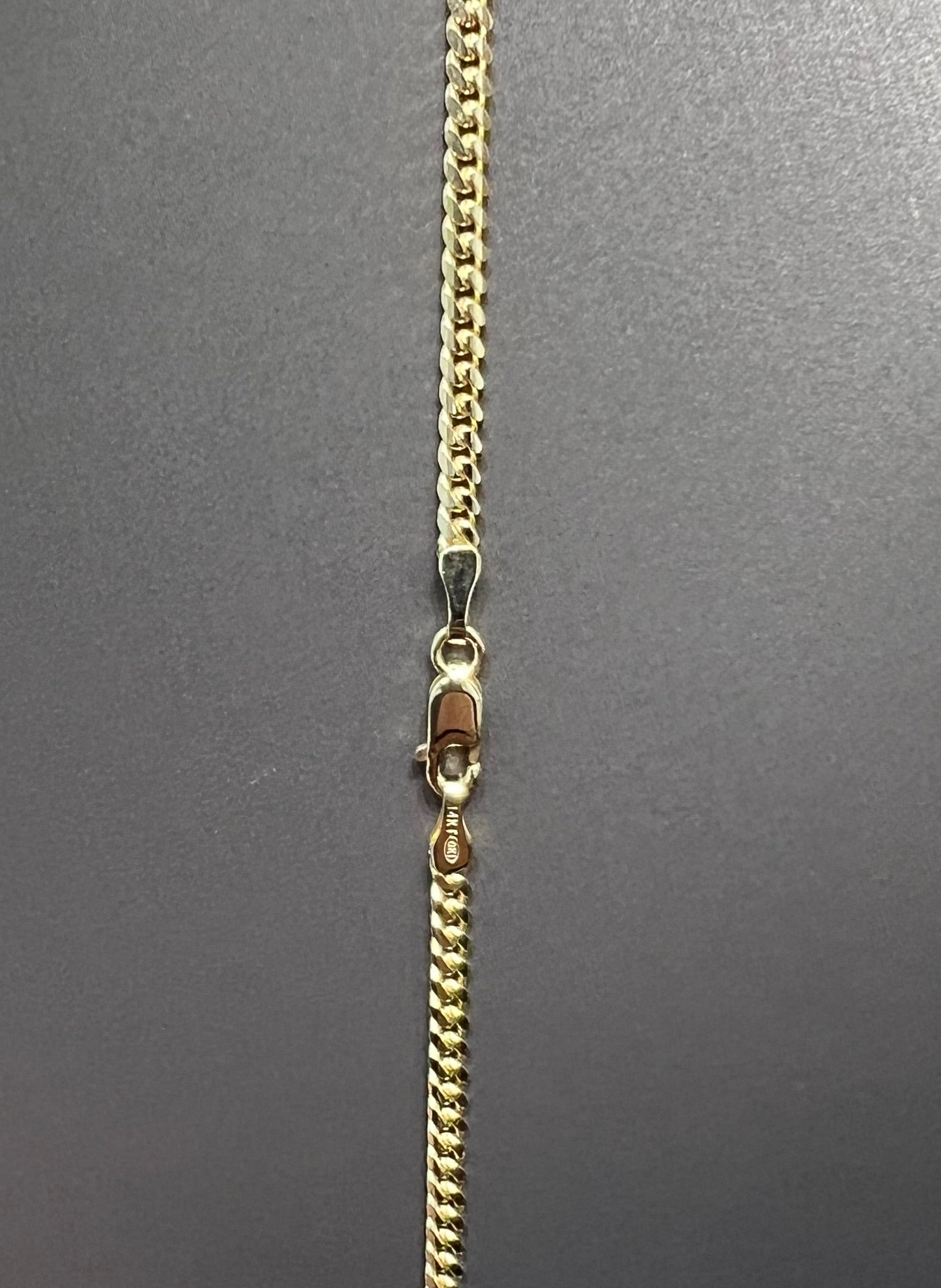 1188-NEW 14K Solid Miami Cuban Chain (2.65mm)W.G