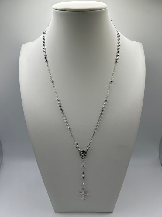 S780- .925 Silver Rosary Chain 20”