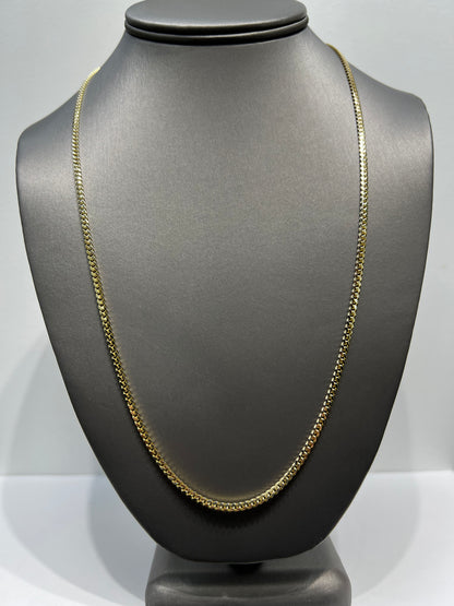 1265- NEW 14K Solid Miami Cuban Chain (3mm) W.G