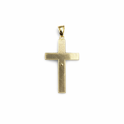 1567- NEW 10K Rosary Crucifix Pendant W.G