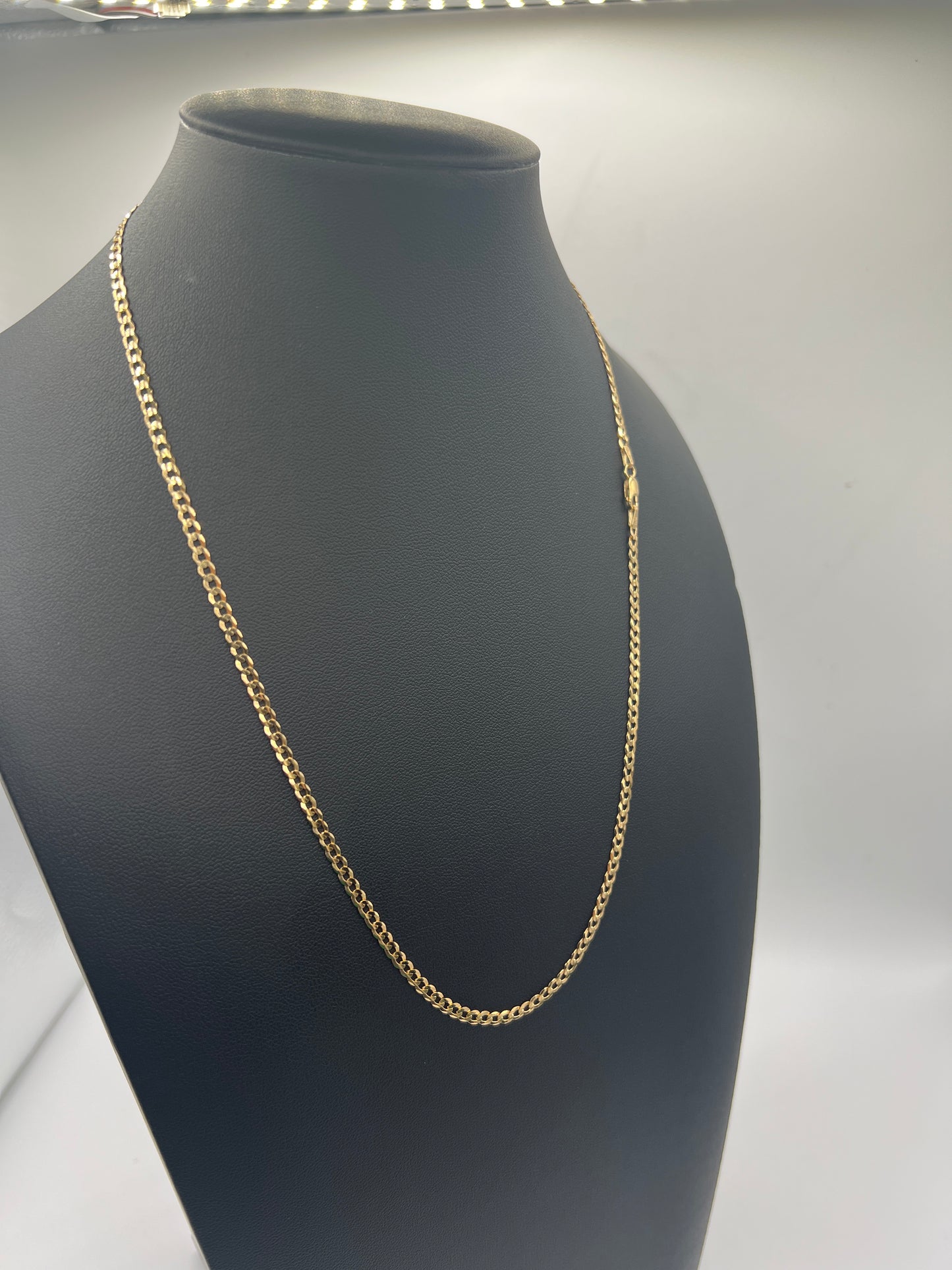 521- NEW 14K Cuban chain       (3.0mm).W.G