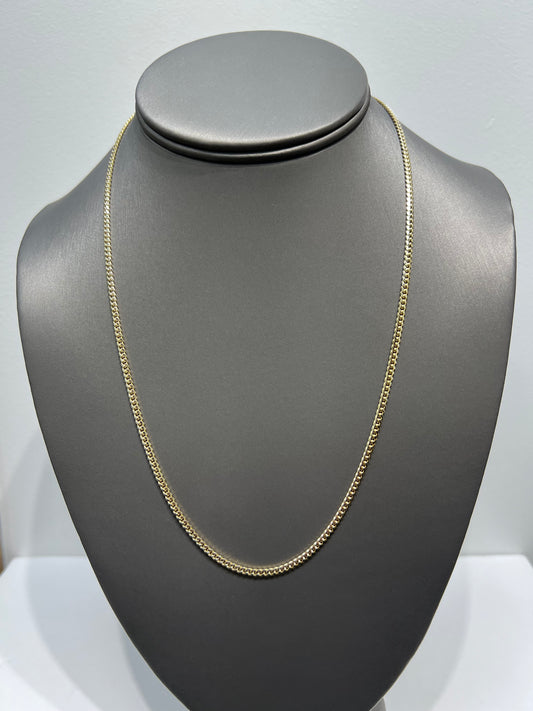 1188-NEW 14K Solid Miami Cuban Chain (2.65mm)W.G