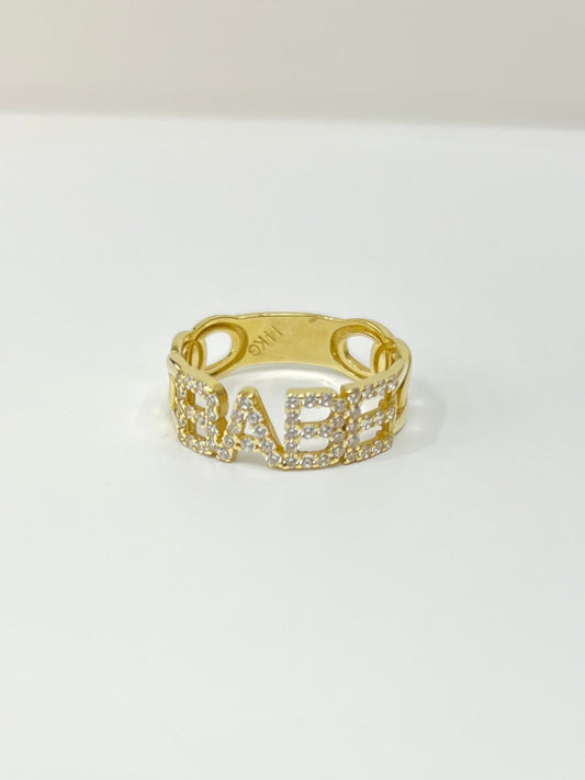 934- NEW 14K Babe Band Ring W.G