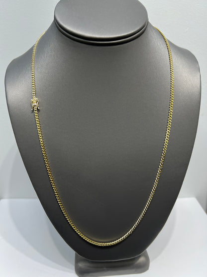 1265- NEW 14K Solid Miami Cuban Chain (3mm) W.G