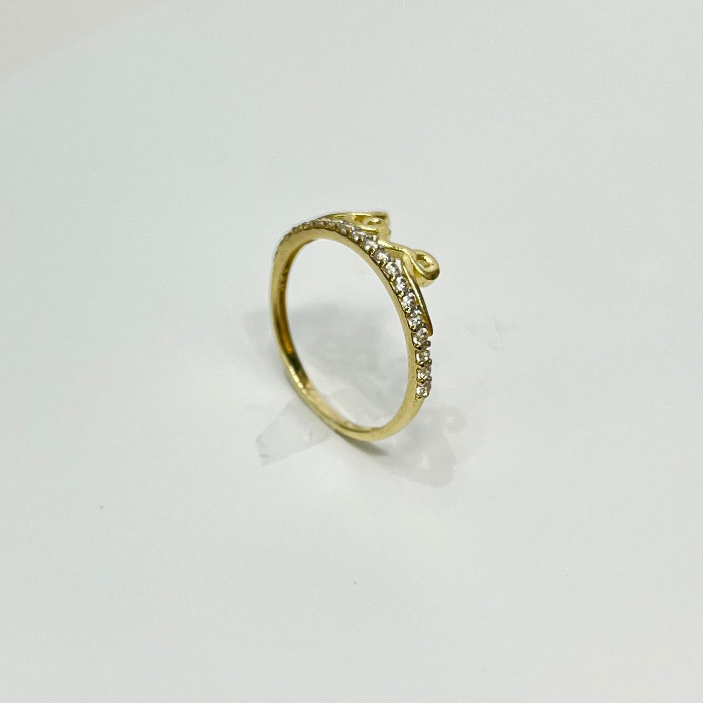 1476- NEW 14K Love Classic Gold Ring W.G