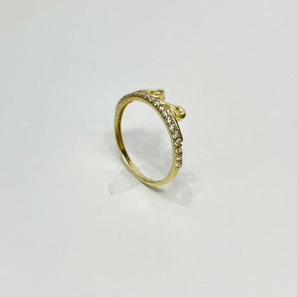 1476- NEW 14K Love Classic Gold Ring W.G