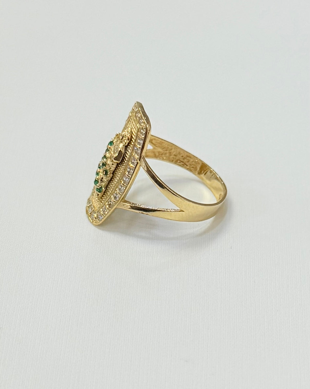 1802- NEW 14K St. Jude Fashion Ring W.G