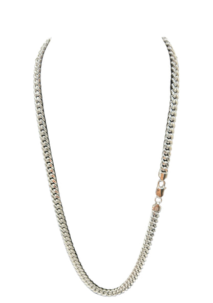 S483- 14K Solid Miami Cuban Chain 24”