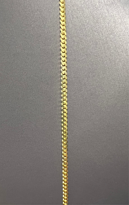 1269- 10K Solid Miami Cuban Chain 20" (2.5mm) W.G