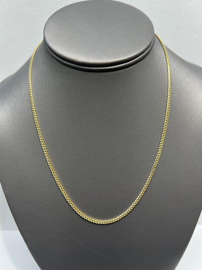 1187-NEW 14K Solid Miami Cuban Chain (2.65mm)W.G