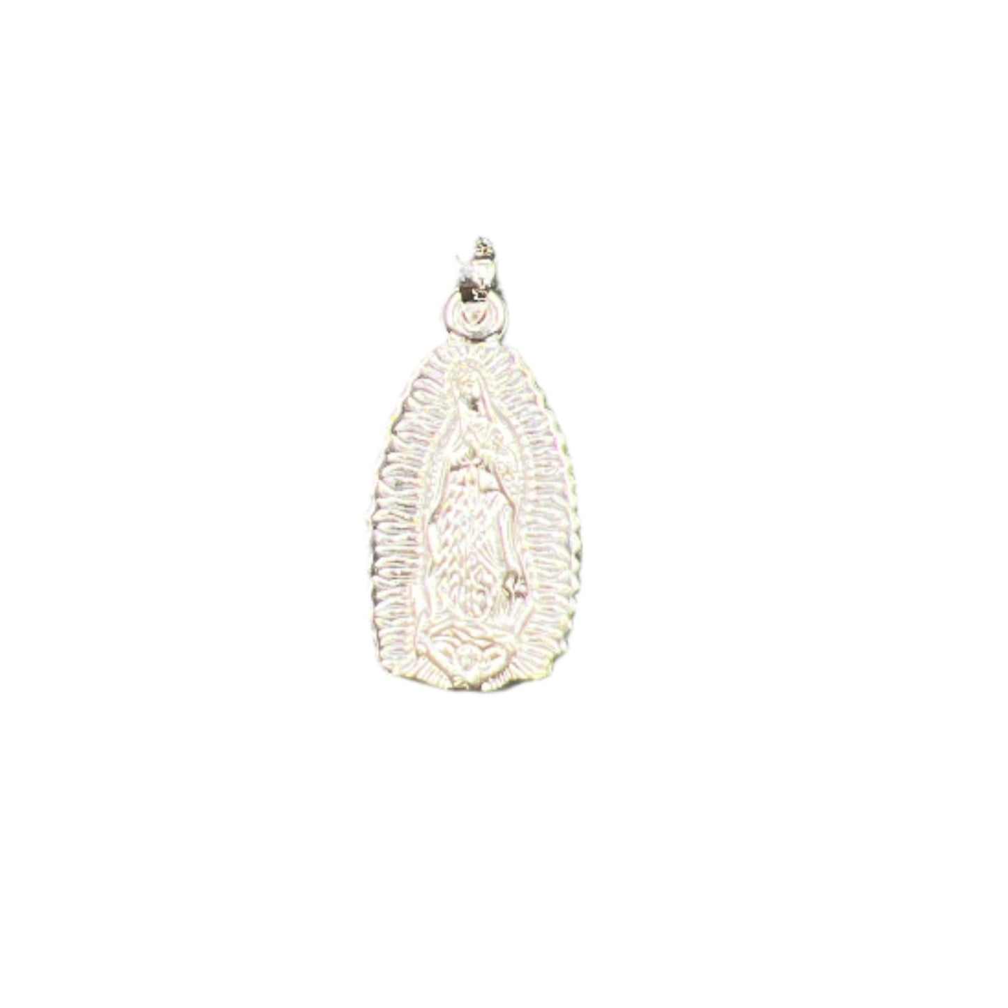 S312- Colgante Religioso “Virgen de Guadalupe” en Plata