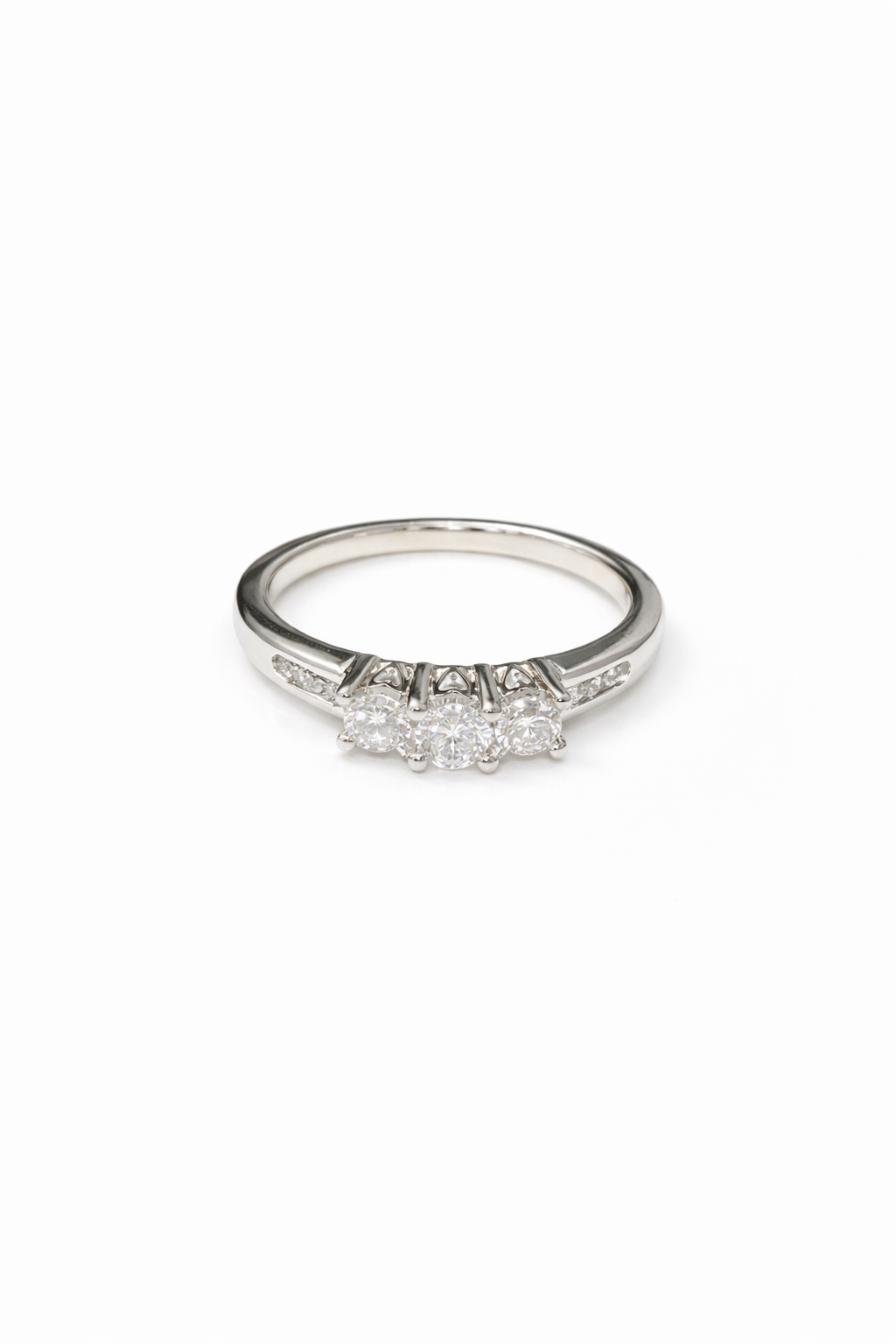 1529- NEW 14K Diamond Engagement Ring W.G