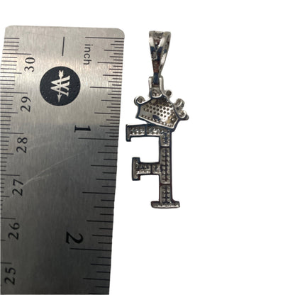 S729- Letter “F” Bright Pendant