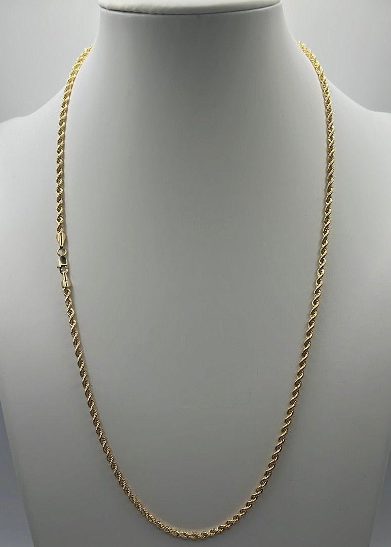 242-NEW 14K Rope chain            (2.76mm).W.G