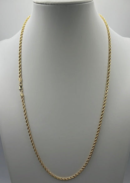 242-NEW 14K Rope chain            (2.76mm).W.G