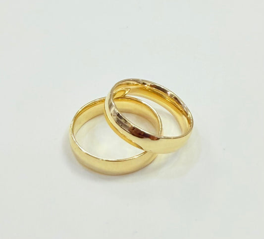 359- NEW 14K Gold Wedding Band Set (W.G)