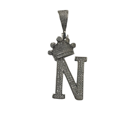 S728- Letter “N” Bright Pendant