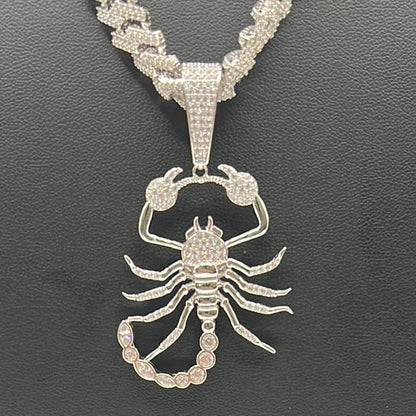 S268- Scorpion Silver Pendant