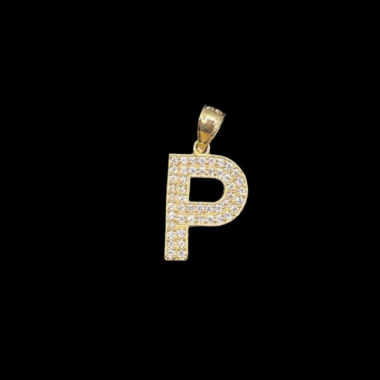 507- 14K Letter “ P” Pendant