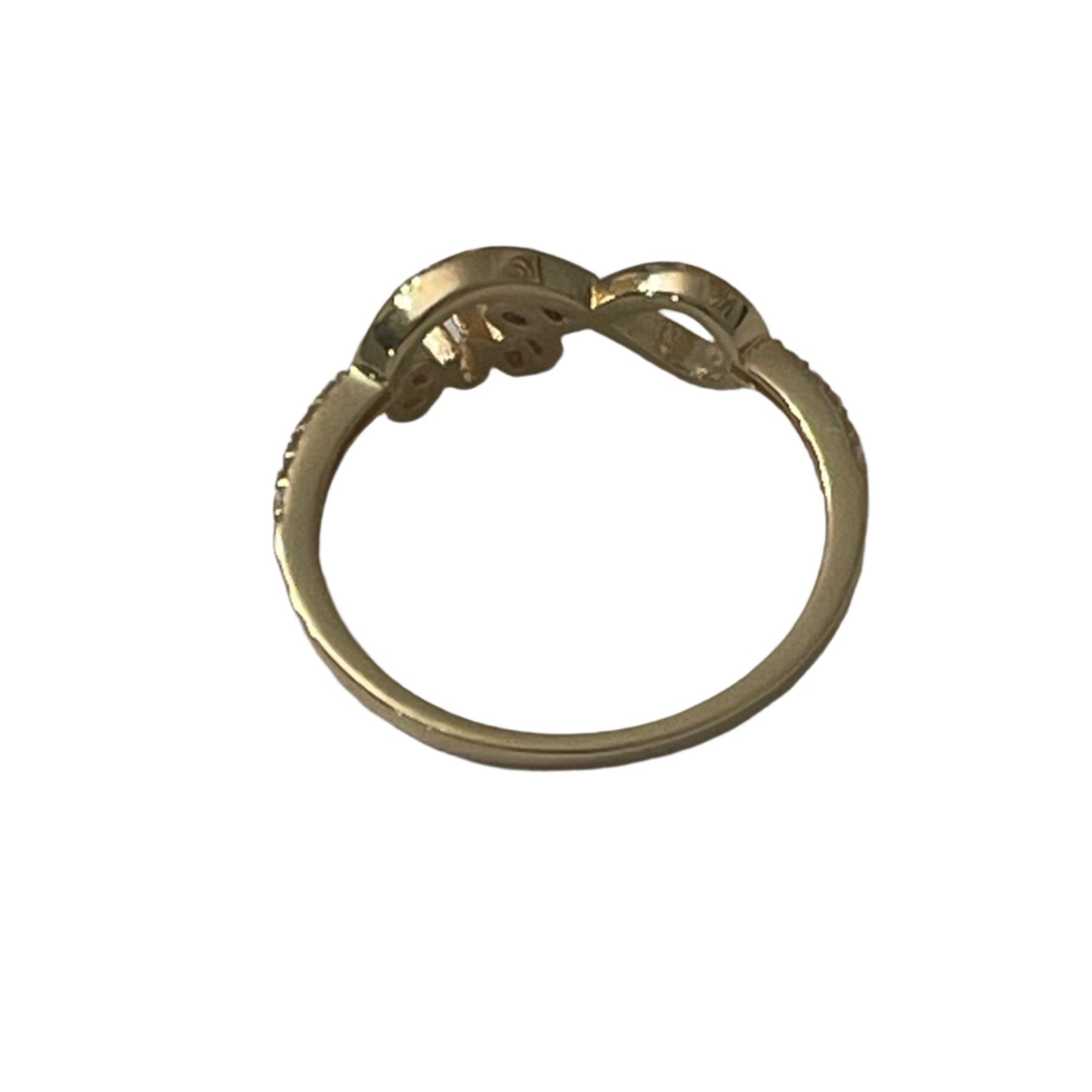 747- NEW 14K Infinity LOVE Ring (W.G)