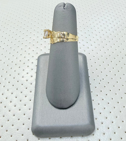 1817- NEW 14K Wedding Rings Set W.G