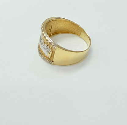 1246- NEW 14K The Last Supper Ring W.G