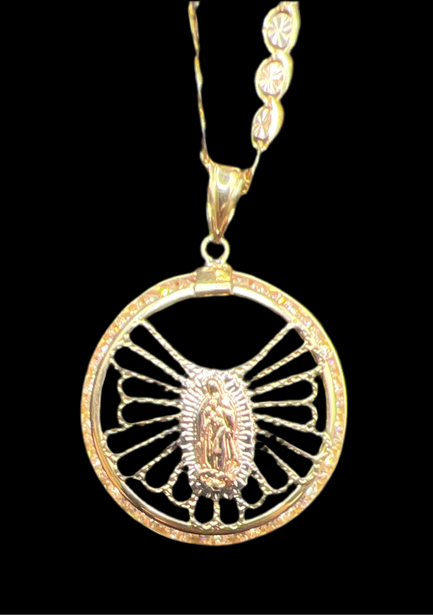 316- Gold Pendant “Virgin Mary”