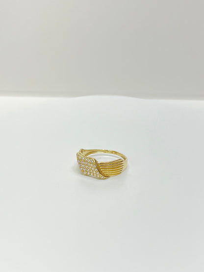 1481- NEW 14K Gold Classic Women's Ring W.G