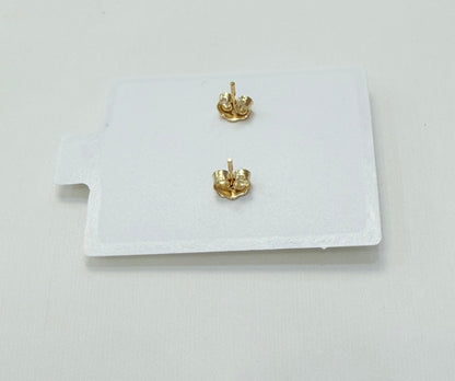 1718- NEW 10K Nugget Stud Earrings W.G